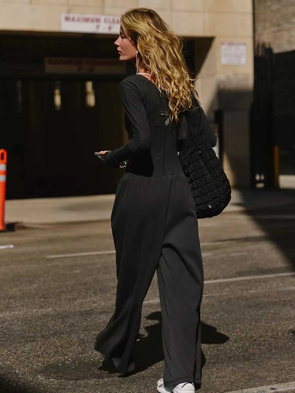 Free People Movement Hot Shot Wide Leg Onesie - size M - NEW - Picture 2 of 5